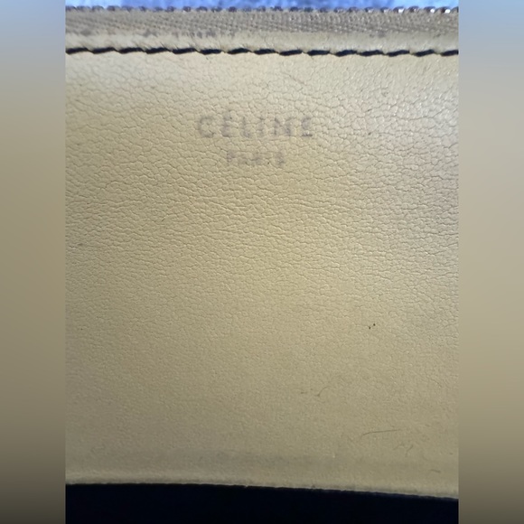 Rare Celine zip around wallet black and yellow - Picture 2 of 12
